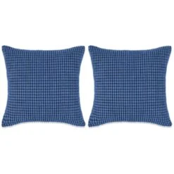 VidaXL Patchwork-Kissen 2 Stk. Handgefertigt 45 X 45 Cm Orange/Grün -Heimtextilienserien Laden 009751f0 5d1d 4b95 b848 960ba172649d