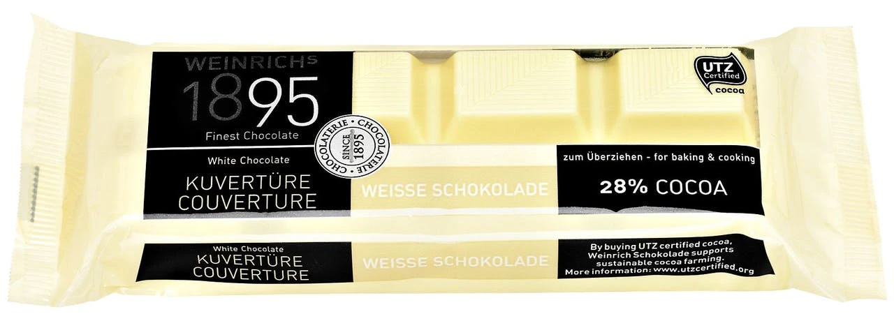 Weinrich Kuvertüre Weiße Schokolade 28 % Kakaogehalt (200 g) Weinrich Kuvertüre Weiße Schokolade 28 % Kakaogehalt (200 G) -Heimtextilienserien Laden 12e7914b f603 43b3 aee1 9e97d3133b9f