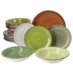 18-teiliges Tellerset Ibiza Rainbow Für 6 Personen Im Farbenfrohen Stil -Heimtextilienserien Laden 155cb5b0 9549 4f4b ada2 30d3ec713027