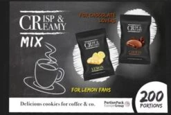 Hellma Kekse Crisp & Creamy Mix 200 Portionen (998 Gr) -Heimtextilienserien Laden 192f2378 d343 49aa bf3e cef2fba1ccb3