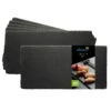 EGenuss 6er-Set Schieferplatten Dessertteller Sushi Geschirr Schwarz Teller Schiefer Serviertablett 30x15 Cm -Heimtextilienserien Laden 23e146ea f31d 411f 8302 f64c1ed4d2c1