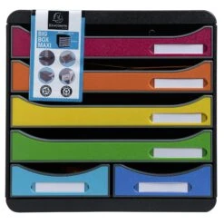 Exacompta 312913D BLACK & WHITE OFFICE Schubladenbox Mit 4 Schubfächern, BIG BOX MAXI, 347x278x271 Mm - Weiss/Harlekin 5 Exacompta 312913D BLACK & WHITE OFFICE Schubladenbox Mit 4 Schubfächern, BIG BOX MAXI, 347x278x271 Mm - Weiss/Harlekin -Heimtextilienserien Laden 3177bb82 8c3b 4178 87df f8acd3c9ed5f