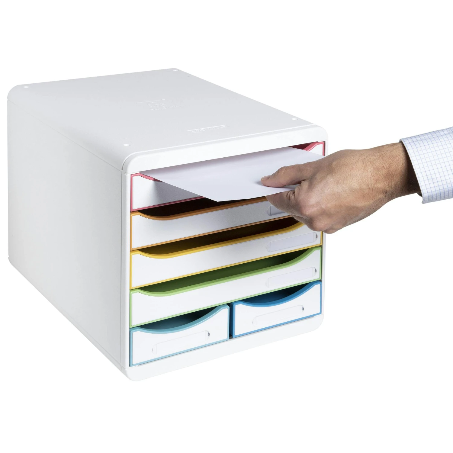 Exacompta 312913D BLACK & WHITE OFFICE Schubladenbox mit 4 Schubfächern, BIG BOX MAXI, 347x278x271 mm - Weiss/Harlekin Exacompta 312913D BLACK & WHITE OFFICE Schubladenbox Mit 4 Schubfächern, BIG BOX MAXI, 347x278x271 Mm - Weiss/Harlekin -Heimtextilienserien Laden 3926767b 3955 4b83 8f62 02c0e4bd02ca