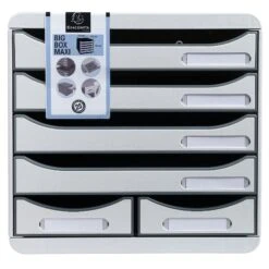 Exacompta 312913D BLACK & WHITE OFFICE Schubladenbox Mit 4 Schubfächern, BIG BOX MAXI, 347x278x271 Mm - Weiss/Harlekin 4 Exacompta 312913D BLACK & WHITE OFFICE Schubladenbox Mit 4 Schubfächern, BIG BOX MAXI, 347x278x271 Mm - Weiss/Harlekin -Heimtextilienserien Laden 3adfa980 558f 4579 8fcc 875a9b27b27f