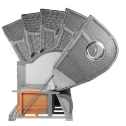 Strandkorb Komplettset - Bene Living - Schaalsee Mahagoni - PE Grau - Modell 534 - Inkl. Liftersystem -Heimtextilienserien Laden 3bee550c ba4b 4d2e aee8 7b9453cfe484