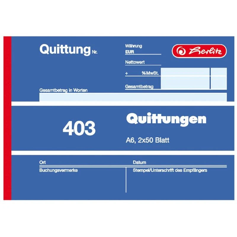 herlitz Formularbuch 'Rechnung 307', DIN A5, 3 x 40 Blatt Herlitz Formularbuch 'Rechnung 307', DIN A5, 3 X 40 Blatt -Heimtextilienserien Laden 3dadd6b7 3c40 48c9 827e 6a7bf62d2344