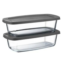 PIE LOCK | Glas Frischhaltedosen Set 10 Tlg | Vorratsdosen | Bento-Box | Aufschnittdose | Brotbox | Brotdose | Wurstdose | Mikrowellendose | Meal Prep -Heimtextilienserien Laden 43ed389f 1552 4219 9600 453f4436529c
