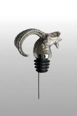 Flaschenausgießer Steinbock L 4,5cm D 3,0cm Edelstahl