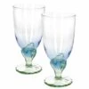 2er Set Bahia Eisbecher 540ml Blau Mit Grünem Fuß -Heimtextilienserien Laden 59b60e58 627f 4067 9e6e a62160cedef7