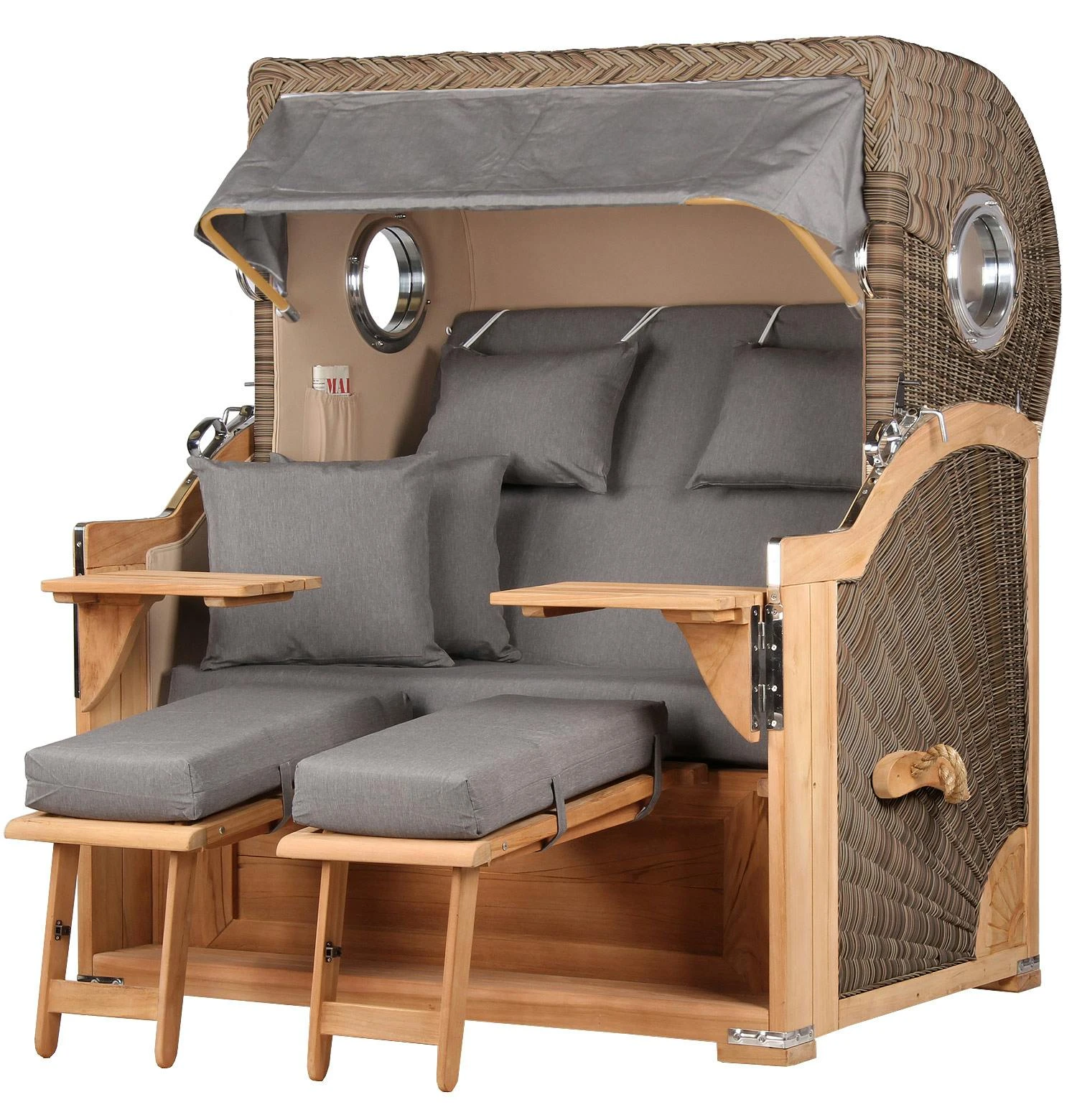 Strandkorb - bene living - Königssee Teak Bullauge - PE grau - Modell 551 - inkl. Liftersystem Strandkorb - Bene Living - Königssee Teak Bullauge - PE Grau - Modell 551 - Inkl. Liftersystem -Heimtextilienserien Laden 654b2ff1 abb2 4d4b 95c3 511f0ad1bc8d