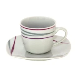 6er Set Kaffeetasse 18cl Mit Kaffeeuntertasse 14,5cm Atrium -Heimtextilienserien Laden 663aef70 2890 4493 9f46 688d25fcac10