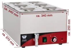 Beeketal Speisenwärmer Wasserbad Bain Marie BBM-6 -Heimtextilienserien Laden 689cd3f0 fbc8 4061 ae92 b6f6f1cfcf19