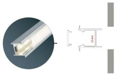 Paulmann LED Strip Einbauprofil Deep 2m Alu Eloxiert#Satin 70861 -Heimtextilienserien Laden 69d4ed19 7daa 449d ab44 c0d17c775b79
