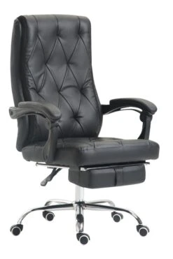 SIGMA Bürostuhl EC410, Aus PU, 59 X 70 X 108,5 Cm, Lederoptik Mit Sitzhöhenverstellung, Schwarz -Heimtextilienserien Laden 6cec6f7f 7522 4b22 b1b0 d67a90c02cbd