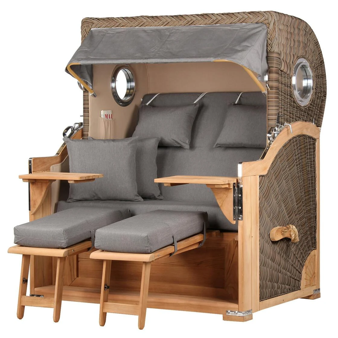 Strandkorb - bene living - Königssee Teak Bullauge - PE grau - Modell 551 - inkl. Liftersystem Strandkorb - Bene Living - Königssee Teak Bullauge - PE Grau - Modell 551 - Inkl. Liftersystem -Heimtextilienserien Laden 6fb04a63 4c91 42e1 8765 a6102a9b9ff9