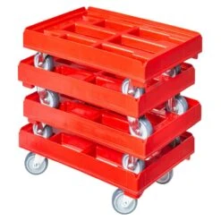 10 Stück Transportroller Für Kisten 60 X 40 Cm Mit 4 Lenkrollen In Rot -Heimtextilienserien Laden 7e6acdfe c338 4391 a275 c00b42b545d6