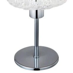 Nacht Tisch Leuchte Geflecht Beistell Lese Wohn Zimmer Beleuchtung Chrom Lampe Globo 24696 -Heimtextilienserien Laden 8657cfc2 7c05 4e4b b181 87db36280be3