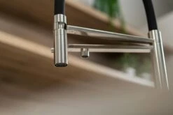 3 Wege Wasserhahn Küchenarmatur Spültischmischer, Edelstahl Massiv, 360° Schwenkbarem Schwarz Auslauf, Abnehmbare 2 Strahl Handbrause, Gebürstet -Heimtextilienserien Laden 9593b776 5c6d 4f3f 8464 4c8d4b760733