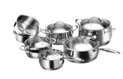 Töpfe Set Mit Glasdeckel, 12 Stück -Heimtextilienserien Laden 95b83e78 f69d 471b b058 308ff5159270