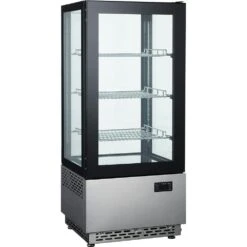 GastroHero Kühlvitrine ECO 78 Schwarz -Heimtextilienserien Laden a07c14f3 2440 4d6b a150 1688078250e2