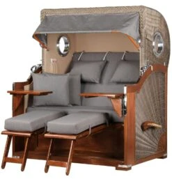 Strandkorb - Bene Living - Königssee Teak Bullauge - PE Grau - Modell 551 - Inkl. Liftersystem 5 Strandkorb - Bene Living - Königssee Teak Bullauge - PE Grau - Modell 551 - Inkl. Liftersystem -Heimtextilienserien Laden a245090d 87d4 4895 9d6d d540cac4417b