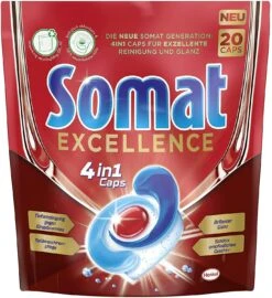 Somat Excellence 4in1 Caps 2x20 Caps Spülmaschinen Reinigung Geschirrspülmittel -Heimtextilienserien Laden a550f890 dbf0 452f 90bf 9232716a5d89