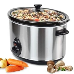 7,5 Liter Edelstahl Slow Cooker Mit Warmhaltefunktion -Heimtextilienserien Laden b6fa6f59 d0ea 4a6d 8739 283fb2b0377a
