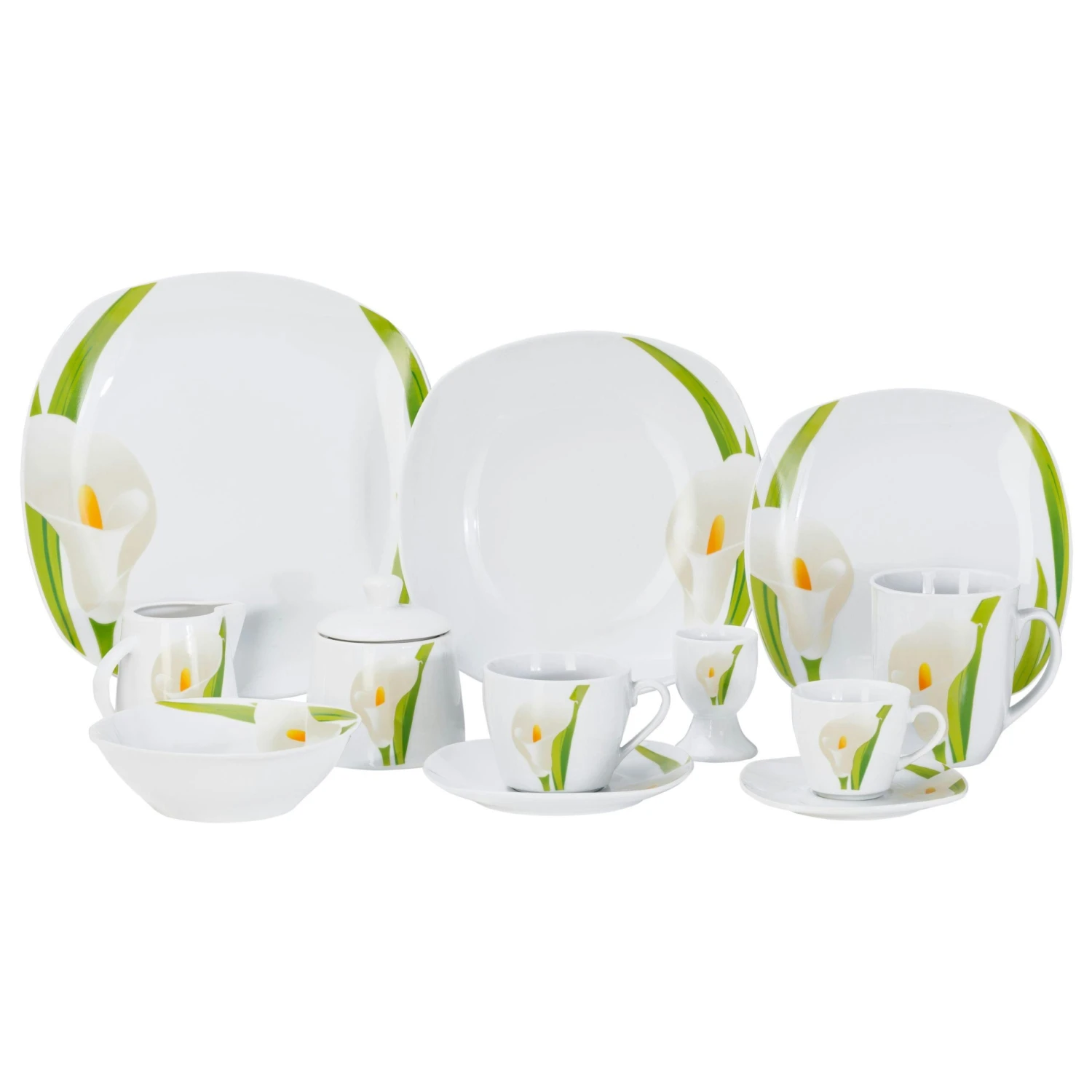 Kombiservice Calla 30-teilig eckig Porzellan für 6 Personen weiß mit Blumendekor Kombiservice Calla 30-teilig Eckig Porzellan Für 6 Personen Weiß Mit Blumendekor -Heimtextilienserien Laden b9a9e4dc 7cbf 4ead a17f 4931c749df22 1 scaled