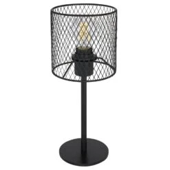 Nacht Tisch Leuchte Geflecht Beistell Lese Wohn Zimmer Beleuchtung Chrom Lampe Globo 24696 -Heimtextilienserien Laden bed0fbac 7455 4760 a4f5 9e564aa95168