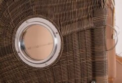 Strandkorb - Bene Living - Ammersee Grande XXL Teak Bullauge - PE Grau - Modell 551 - 3-Sitzer Inkl. Liftersystem -Heimtextilienserien Laden d0b5963a 0e51 4623 9b8a 23911c7b921c