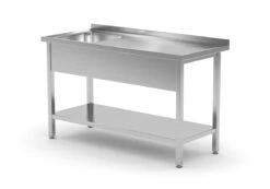 Edelstahl Gastro-Spültisch Mit Ablagefach & 3 Schubladen (Becken Links) | AISI 430 Qualität | HxBxT 85x160x60 6 Edelstahl Gastro-Spültisch Mit Ablagefach & 3 Schubladen (Becken Links) | AISI 430 Qualität | HxBxT 85x160x60 -Heimtextilienserien Laden d2f38443 abd8 4bf8 87db f41f0957cdec