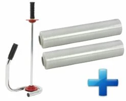 Sparset 2 Rollen Handstretchfolie Handwickelfolie Schwarz Mit Abroller DE LUXE -Heimtextilienserien Laden d3287ca0 a8e9 4120 adce 82404bc72a28