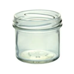 100er Set Sturzglas 125 Ml Marmeladenglas Einmachglas Einweckglas To 66 Silberner Deckel Incl. Diamant-Zucker Gelierzauber Rezeptheft