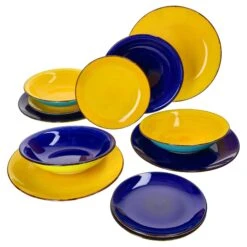 18-teiliges Tellerset Ibiza Rainbow Für 6 Personen Im Farbenfrohen Stil -Heimtextilienserien Laden e15a0da5 33b9 4dd8 8b35 f4314bb9ba04