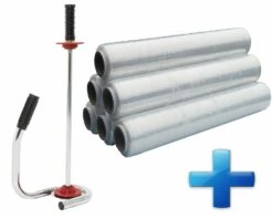 Sparset 2 Rollen Handstretchfolie Handwickelfolie Schwarz Mit Abroller DE LUXE -Heimtextilienserien Laden e1ba7117 3fa4 4d0f b5e5 a35525c60ffb