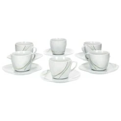 6er Set Kaffeetasse 18cl Mit Kaffeeuntertasse 14,5cm Atrium -Heimtextilienserien Laden ec4b3ed0 5da5 4a6f 9a4a ad7b481fc8e5