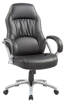 SIGMA Bürostuhl EC410, Aus PU, 59 X 70 X 108,5 Cm, Lederoptik Mit Sitzhöhenverstellung, Schwarz -Heimtextilienserien Laden ed1e1392 5987 4561 a89e e7d3cea1df28 1