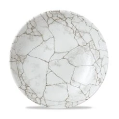 12 X Schale Coup 24,8cm STUDIO PRINTS KINTSUGI Agate Grey